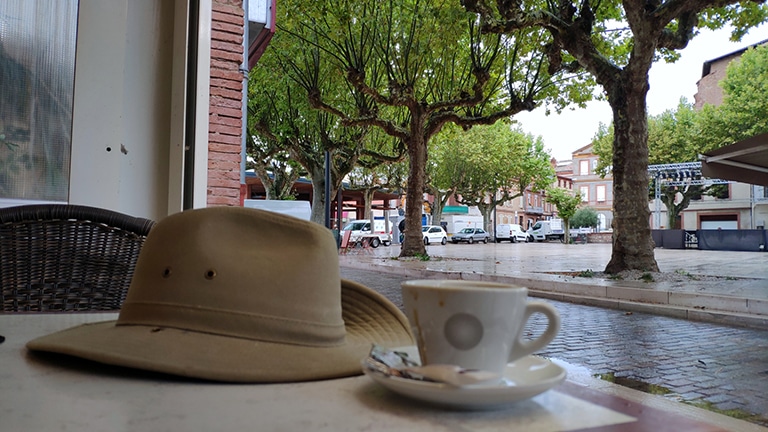 Via Garona: café à Muret-Olivier Bleys