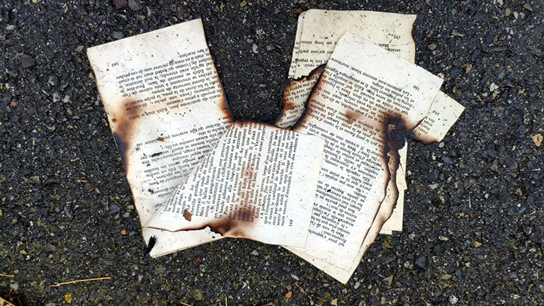 Via Garona: GR861 L'énigme du livre brûlé-Olivier Bleys